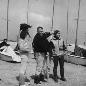 Bob Trévien en 1967 lors de la finale fille du championnat académique ASSU