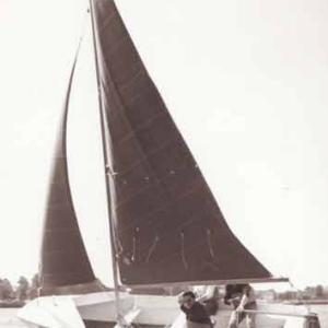 La caravelle à voile au Centre Nautique de l'Ile-Tudy